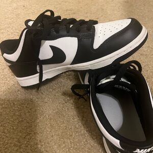 Nike Kids Sneakers Black White Contrast
